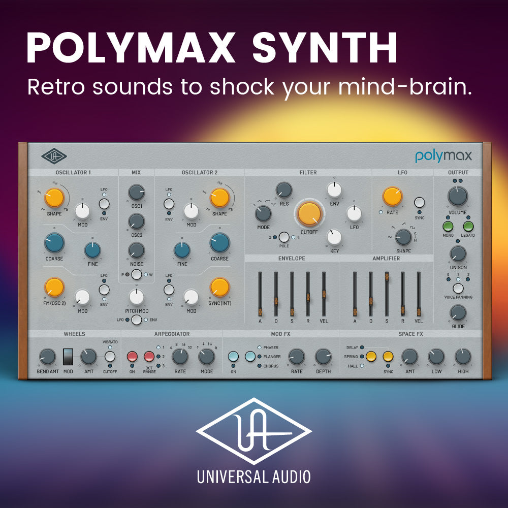 UAD PolyMAX Synth - Polyphonic Synthesizer