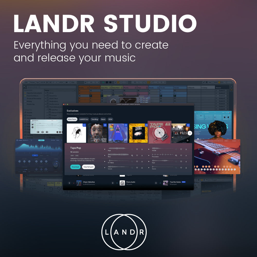 LANDR Studio Pro - Pro-level Tools Built for Serious Musicians Software & Plugins Landr