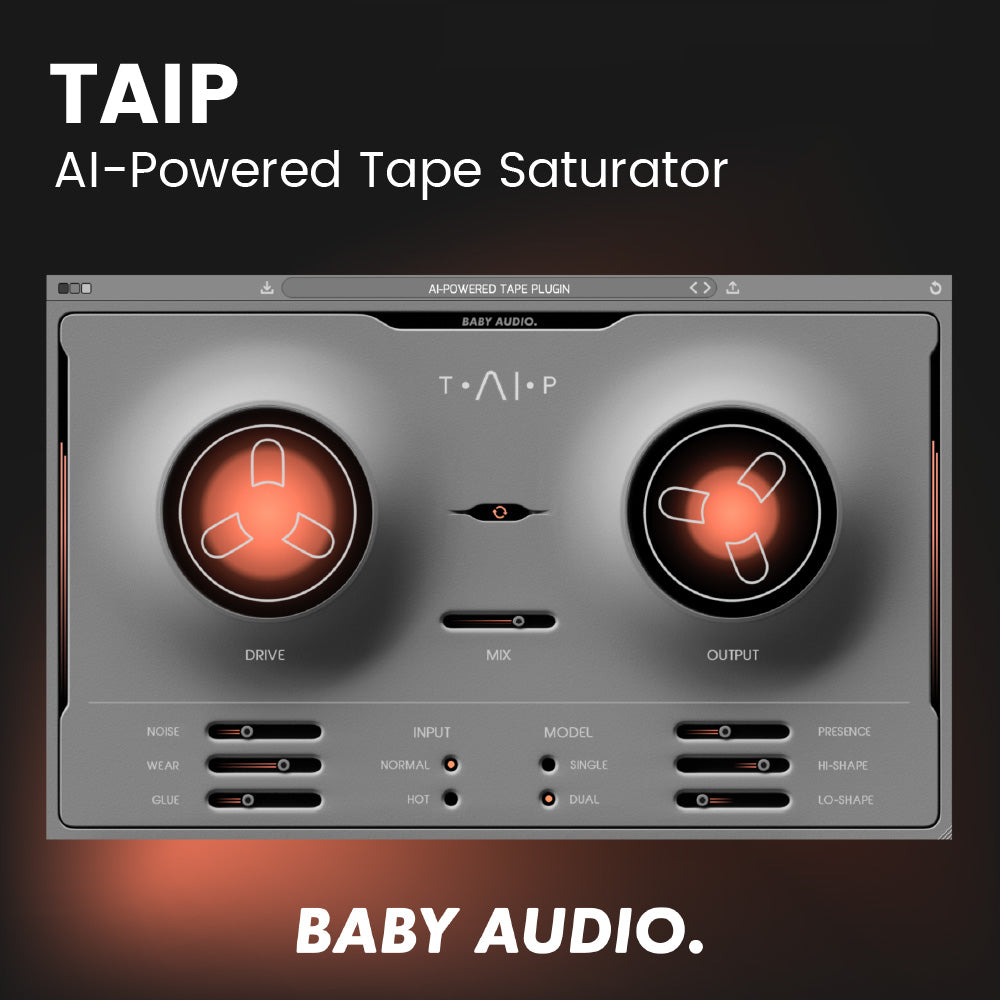 TAIP - AI-Powered Tape Saturator Software & Plugins Baby Audio