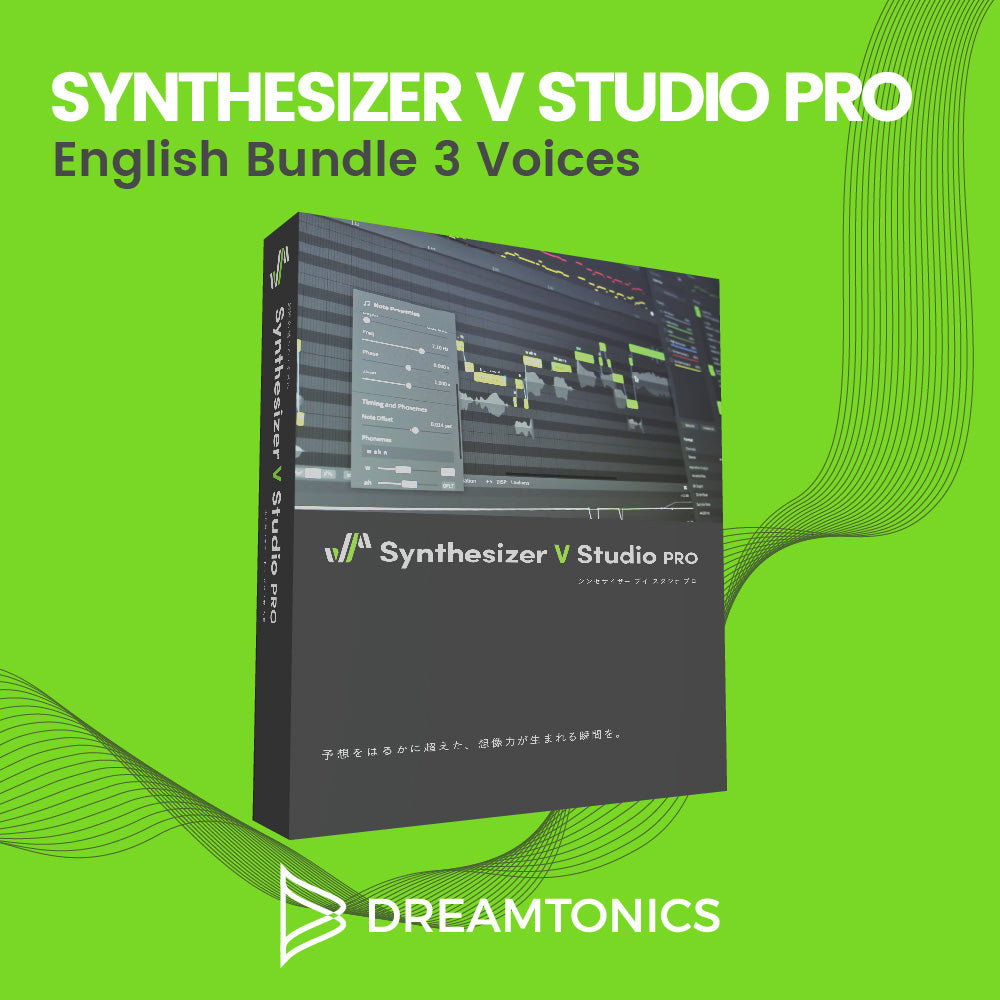 Dreamtonics Synthesizer V English Bundle 3 Voices