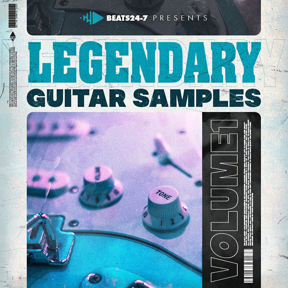 Legendary Guitar Samples (Hip Hop Guitar WAV Loops) Sample Pack Beats24-7