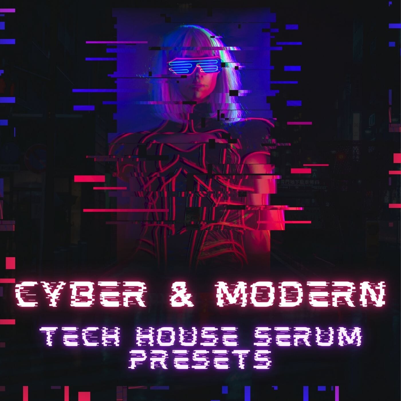 Cyber & Modern Tech House Serum Presets - (WAV and MIDI Files) Sample Pack Innovation Sounds