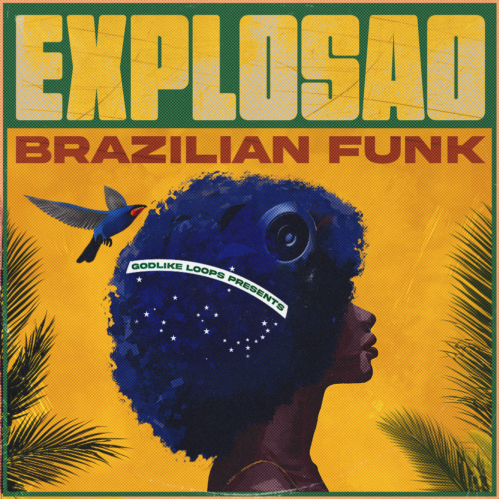 Explosao - Brazilian Funk - Afro House (WAV Loops Drums & Fx One-Shots MIDI Files)