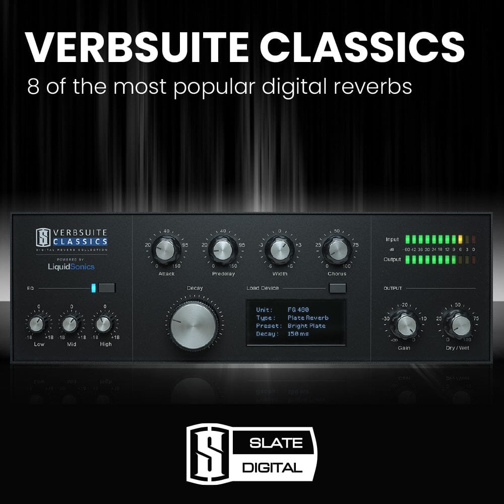 Slate Verbsuite Classics - 8 of the most popular digital reverbs ...